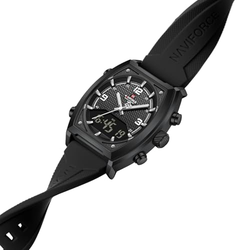 Image of NAVIFORCE NF9242 Dynamic Racing Style Multifunctional Analog-Digital Watch