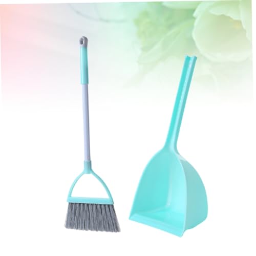 FIXOSHEE Mini Besen mit Kehrschaufel Set für Kindgerechtes Haushaltsreinigungs Helles Grün Kleines Reinigungsset für Eltern Junge Mädchen aktivitäten und Spielerisches Lernen für Kleine – Bild 5