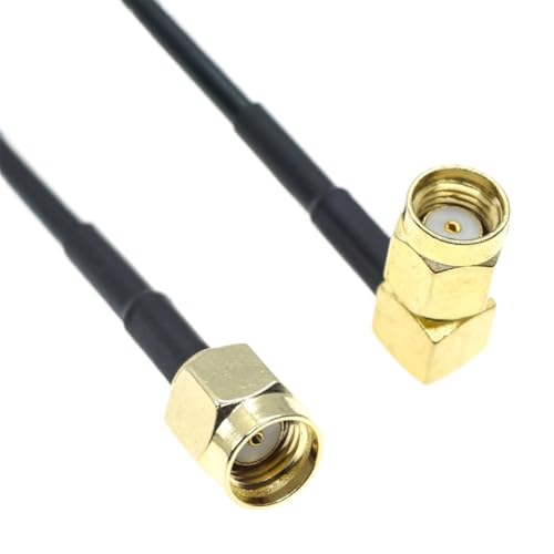 R*/F RG174 �P�[�u�� SMA �I�X - �I�X ���X �i�b�g �o���N�w�b�h���� ���� �����W�����p�[ �s�O�e�[��(RPSMA M TO RPSMA M90,150CM)