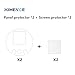 MIHENCE Screen Protector Compatible for ​​Punirunes Interactive Digital Toy, PET HD Screen + Panel Protective Film 2024 (2+2PCS)
