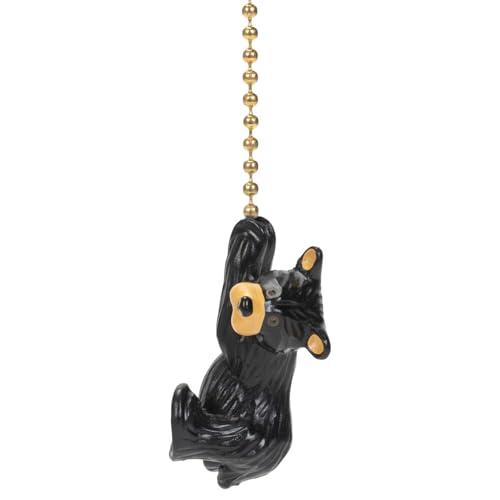 DEMDACO Bearfoots by Jeff Fleming Climbing Bear Fan Pull, Resin and Metal