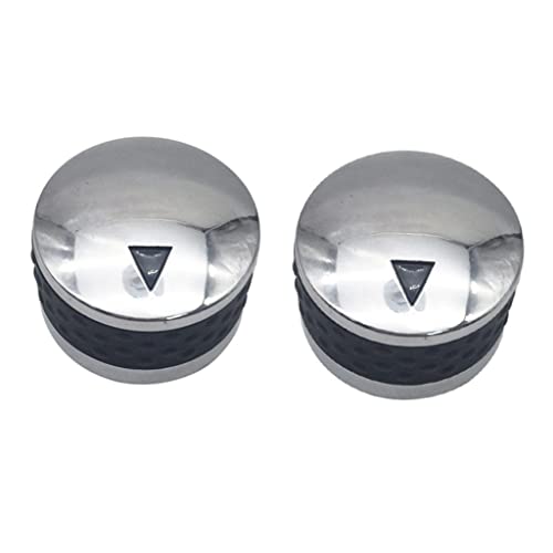 4 boutons de commande de poêle barbecue gaz avec poignée métal chromé