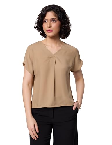 Image of Symbol Premium Women's Relaxed Fit Crop Top | Desk-to-Dinner (Available in Plus Sizes) Polyester