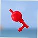 Zerodeko Three Way Pipette Filler Lightweight Quantitative Laboratory Accessory for Precision Suction Industrial Agricultural and Chemistry Applications Red