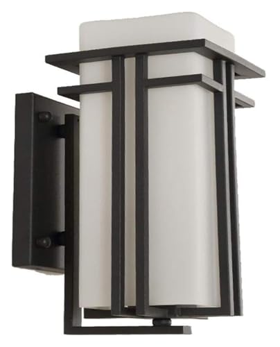 Genérico Aplique de pared exterior simple e impermeable, lámpara Compatible with balcón, pasillo, villa, patio, parque, jardín, Araña de luces