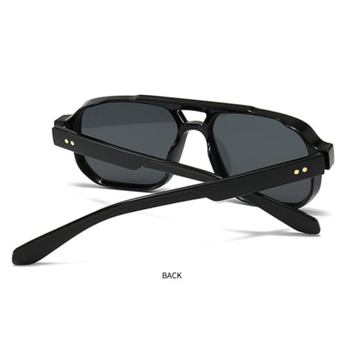 FALLTOYC-Retro Sunglasses Women Gradient Shades UV400 Rivets Men Sun Glasses4