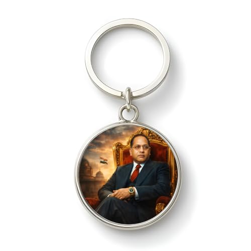 Image of MG | Protective Evil Eye /Spiritual Symbols /Om /Motivational Keychains | Double-Sided Metal Key Ring | Good Luck and devine Charm for Car, Bike, Home & Office
