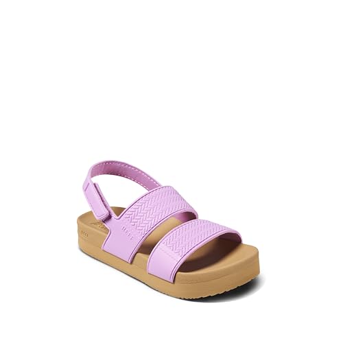 Image of REEF Girls Kids Water Vista Platform Sandal, Water Friendly, Adjustable Strap
