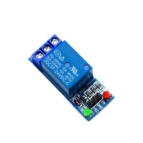 Relé 24V 1 vía con optoacoplador para automatización PLC