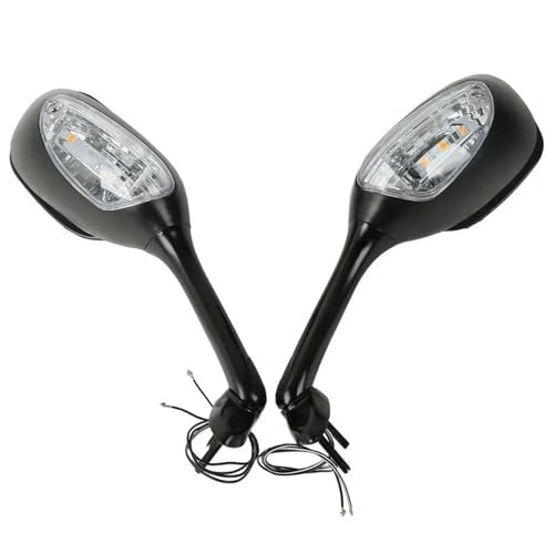 Rétroviseurs Moto Clignotants pour Suzuki GSXR1000 2009-2015 GSXR600 GSXR750