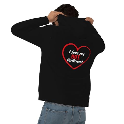 I Love My Hot Girlfriend Hoodies With Pockets Hooded Sweatshirts Casual Drawstring Hoody Pullover For Mens4