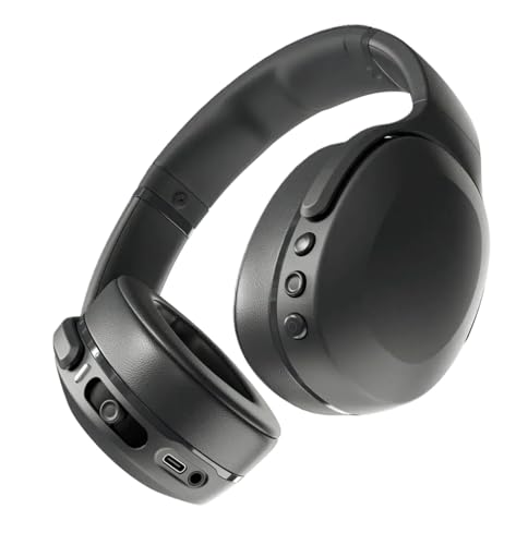 Image of Skullcandy Crusher EVO Wireless Noise-Isolating Over-Ear Headphones Bundle - Black