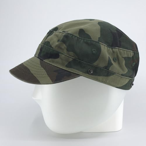 Image of The Vintage Year Heavy Stitching Washed Cotton Cadet Hat - Durable Military Baseball Cap for Men & Women, Outdoor Casual Wear