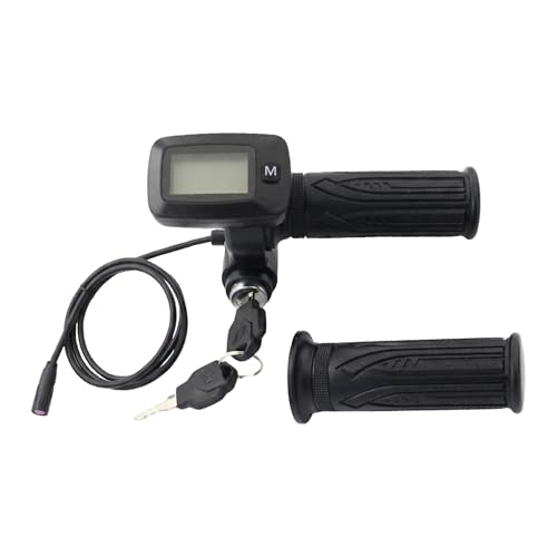 Throttle for Tuttio Soleil 01 Electric Dirt Bike, 48V LCD Display w/M Button, Tuttio Ebike Throttle Integrated Display, Only Fit Tuttio Soleil01 (No Non-M), Tutti Soleil 01 Accessories for Teens