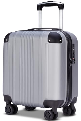 [Bargiotti] ABS�X�[�c�P�[�X �L�����[�o�b�O �L�����[�P�[�X ��e�� ���y�� TSA���b�N �_�u���L���X�^�[ �É� ���s �r�W�l�X �R�C�����b�J�[���[�� (�V���o�[, S-Small)