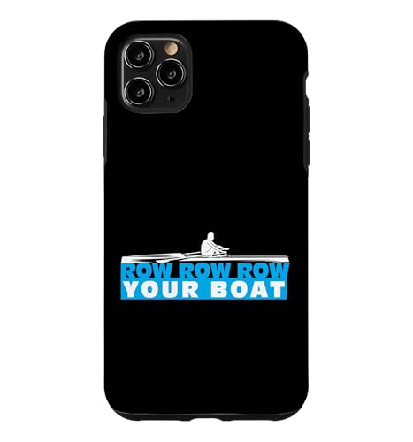Row Row Your Boat Crew Team �}�b�`���O �{�[�g �{�[�g �I�[�� �X�}�z�P�[�X iPhone 11 Pro Max �p