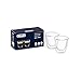 DeLonghi Double Walled Thermo Espresso Glasses, Set of 2