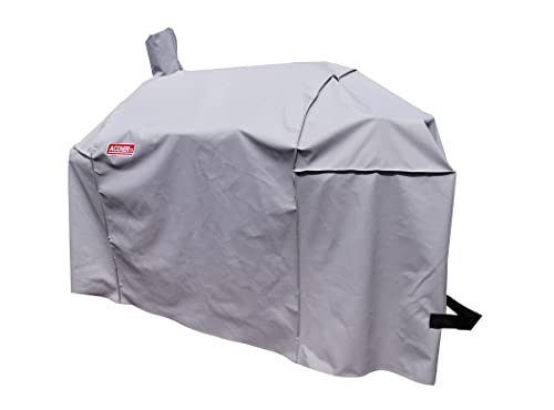 Image of Smoker Grill Cover Sized for Char-Griller Charcoal Grill 2190 and 2197 Heavy Duty Waterproof Patio 600D Canvas Barbeque BBQ Grill Cover G21623 (Grey)