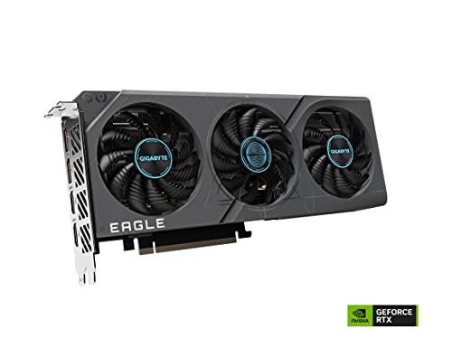 GeForce RTX 4060 Ti Eagle OC 8G Scheda Grafica, 3X Ventole WINDFORCE, 8GB 128-bit GDDR6, GV-N406TEAGLE OC-8GD Scheda Video - Scheda video - Immagine 2