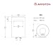 Ariston Termo Eléctrico Lydos Plus, clasificación energética ErP de clase “B”, capacidad...