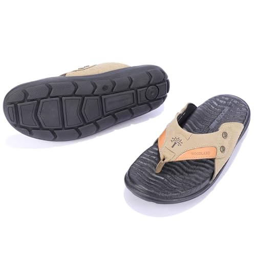 Image of Woodland Men's Leather Slippers