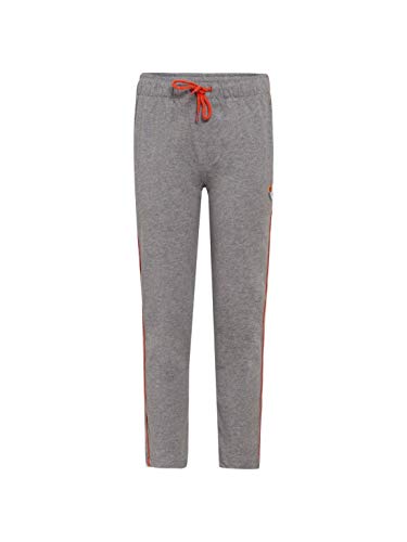 Image of Jockey AB13 Boys Super Combed Cotton Rich Graphic Printed Trackpants with Contrast Side Piping