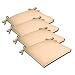 SET OF 4 16W x 17Dx 1.5H Spun Polyester Outdoor SEAT CUSHION in Husk Texture Birch by Comfort Classics Inc.