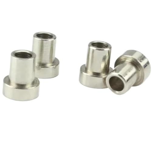 MIXVZARF RC Upgrade Accessories for Wltoys 104001 1/10 4Pcs Metal Flange Bushing 6.5X7.4Mm 104001-1903 RC Car Spare Parts Accessories Replacement Parts