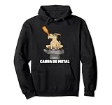 Heavy Metal Música - Cabra Headbanging Metalero Sudadera con Capucha
