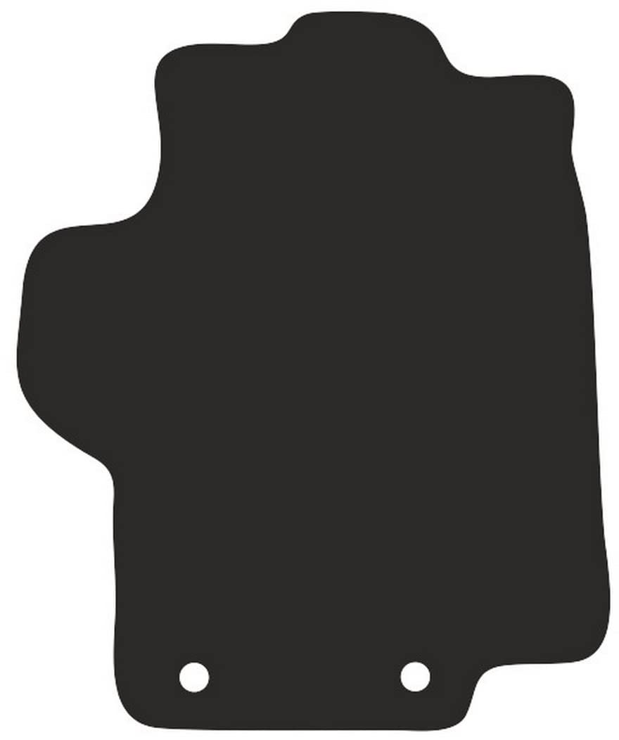 Tapis Caoutchouc Voiture 4 Pièces Pour Peugeot 1007 (2004-2009) - Meilleure Couverture Que Les Universels - Antidérapants Noirs