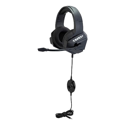 Image of Egghead Skylab Stereo Gaming Multimedia Headset, Over Ear Headphones with Inline Volume Control and Mic Mute
