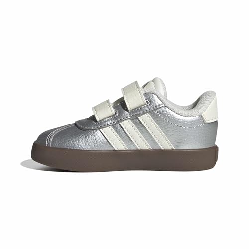 Image of adidas Boys Vl Court 3.0 Slip On Sneakers Shoes Casual - Pink, White