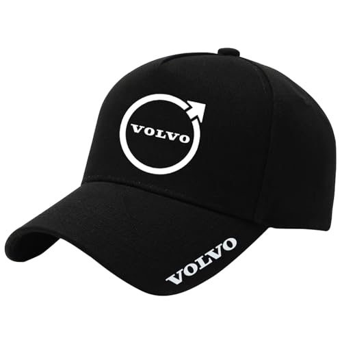 ZGNBKLS Basecap Herren für Volvo, Einstellbare Baseball Cap Freien Alle Jahreszeiten Auto Baseball Cap,A