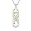 Golden Cubic Zirconia