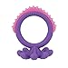 Nuby Baby Teething Toy - Soft BPA Free Easy Grip - 3+ Months - Geo Zoos Purple Octopus