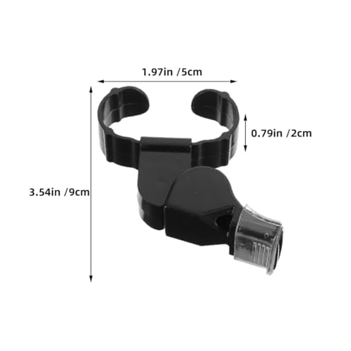 Set de 4 silbatos deportivos con anillo para dedo, multideporte miniatura 2