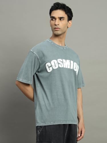 Image of Grey Acid Wash T-Shirt