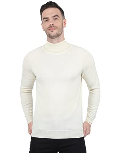 Image of Monte Carlo Men Wool High Neck Pullover Sweater
