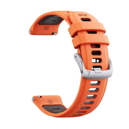 [�����ȓX] 20 mm����2�F�X�|�[�c�V���J�Q���x���g �ɓK��Garmin Forerunner 570�p�����u���X���b�g(Orange black)