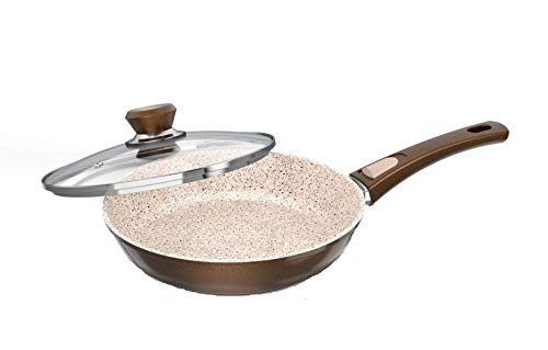 Genius Auswahl Granit Serie Crepes-Pfanne, Bratpfanne, Wok-Pfanne, Grillpfanne, Bräter, Töpfe (Bratpfanne 28cm) Genius Auswahl Granit Serie Crepes-Pfanne, Bratpfanne, Wok-Pfanne, Grillpfanne, Bräter, Töpfe (Bratpfanne 28cm)