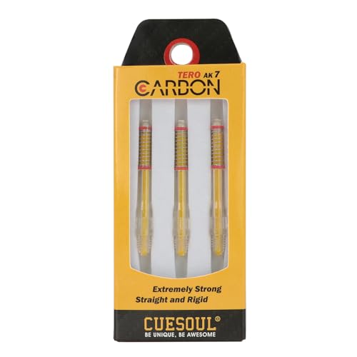 CUESOUL TERO AK7 Carbon Dart Shafts/Stem Built-in Spring Telescopic,Set of 3 pcs