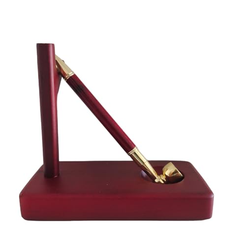 Tom's Wheezes Wooden Tobacco Pipe Stand Holder for Smoking Pipe - Detachable Desktop Decorative Rack Rest for Pipe longer than 5 inches - Image 6