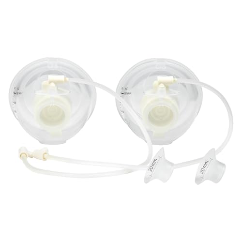 Phanpy Handsfree Wearable Breastmilk Collection Cups S4 Original Phanpy Breast Pump Replacement Accessories 24 mm Flange and 20mm Insert Included 12 oz / 360 ml 2 Piece