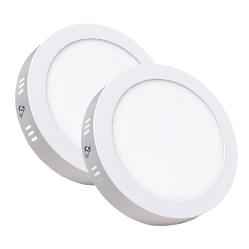 Plafonnier LED rond 12W lot de 2 CCT orientable 170mm pour un éclairage sur mesure de votre maison