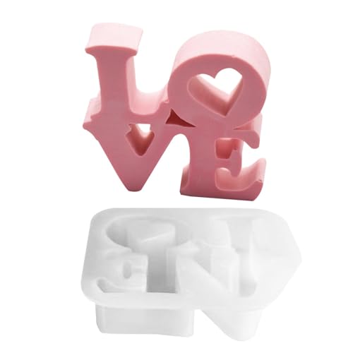 Molde para Letras de Amor - Silicona para...