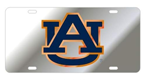Cratique Auburn Tigers Laser Cut Inlaid Mirror License Plate