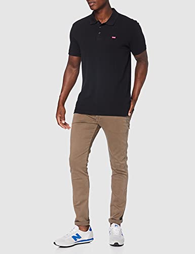 Levi's Housemark Polo T-Shirt Homme, Mineral Black, M - Image 3