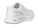 Skechers Women's Max Cushioning Glide Step Caledonia Hands Free Slip-ins Sneaker, White/Silver, 10 Wide