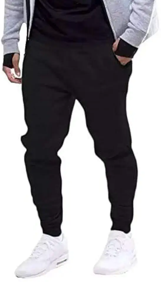 Calça Masculina Moletom Esporte Macio Cinza Grafite G