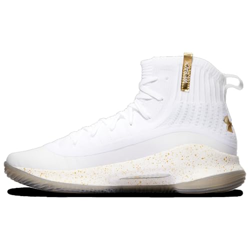 Under Armour Curry 4 Retro - Men's (White/Gold/White)2